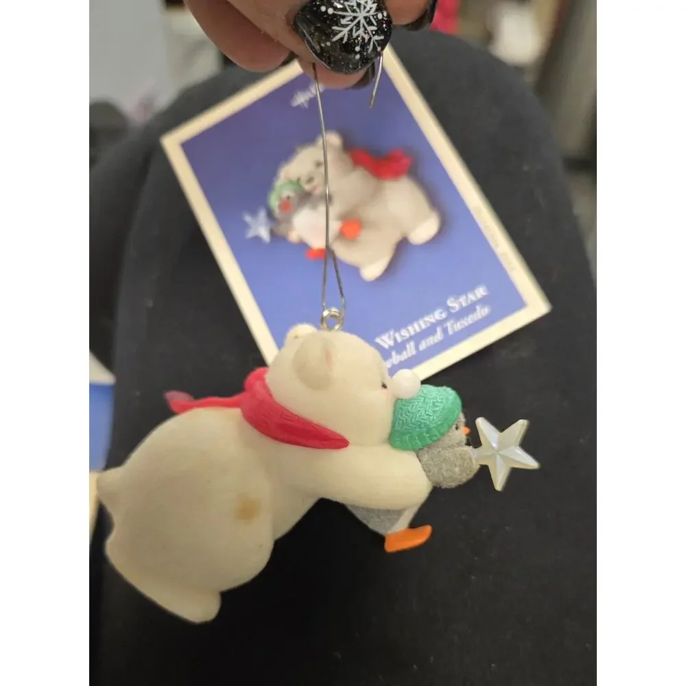 Hallmark Ornament Snowball and Tuxedo 2002 2nd in Series The Wishing Star